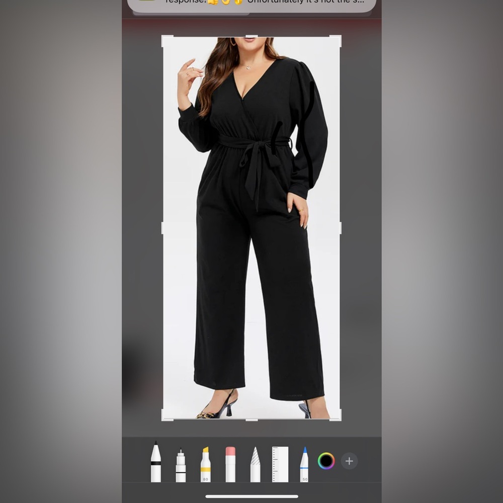 Curvesoul Black Jumpsuit